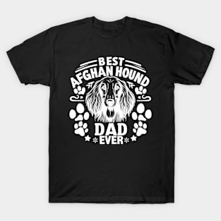 Best Afghan Hound Ever Funny Quote Vintage Dad Lover T-Shirt